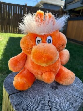 Vintage Kodak Kolorkins Orange Plush Kito character 1994